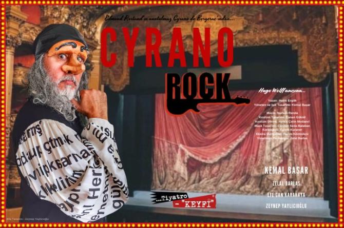 Sezonun en iddialı oyunlarından müzikal komedi “Cyrano Rock” prömiyer için gün sayıyor