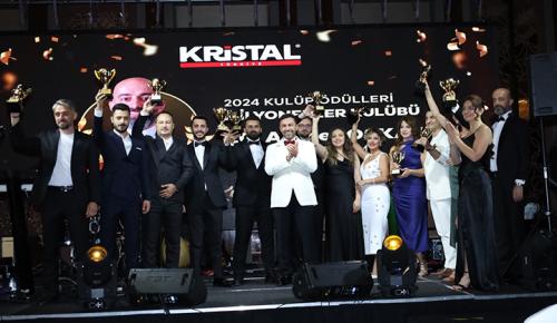 Türkiye Kristal Büyük Kulüp Ödülleri sahiplerini buldu