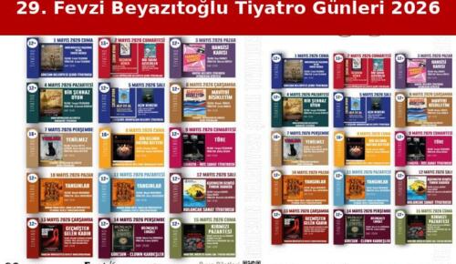 29’uncu Fevzi Bayazıtoğlu Uluslararası Tiyatro Günleri için geri sayıma başlandı