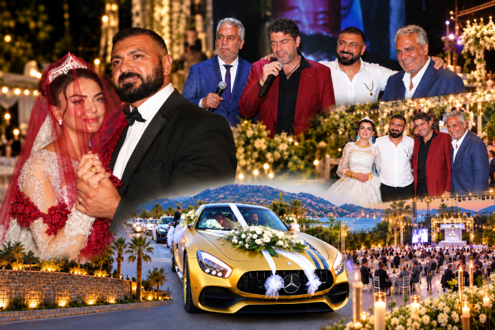 Alanya Gazipaşa’da Yılın Düğünü: Mahmut Seyrek ve Melike Seyrek’in Düğününde Yıldızlar Geçidi!
