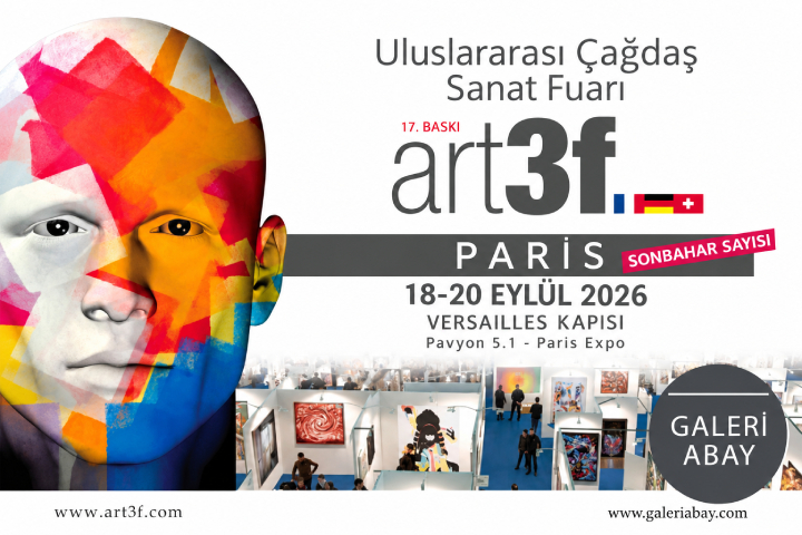 Galeri Abay, 50 Sanatçıyla Art3f Paris 2026’da Türkiye’yi Temsil Ediyor